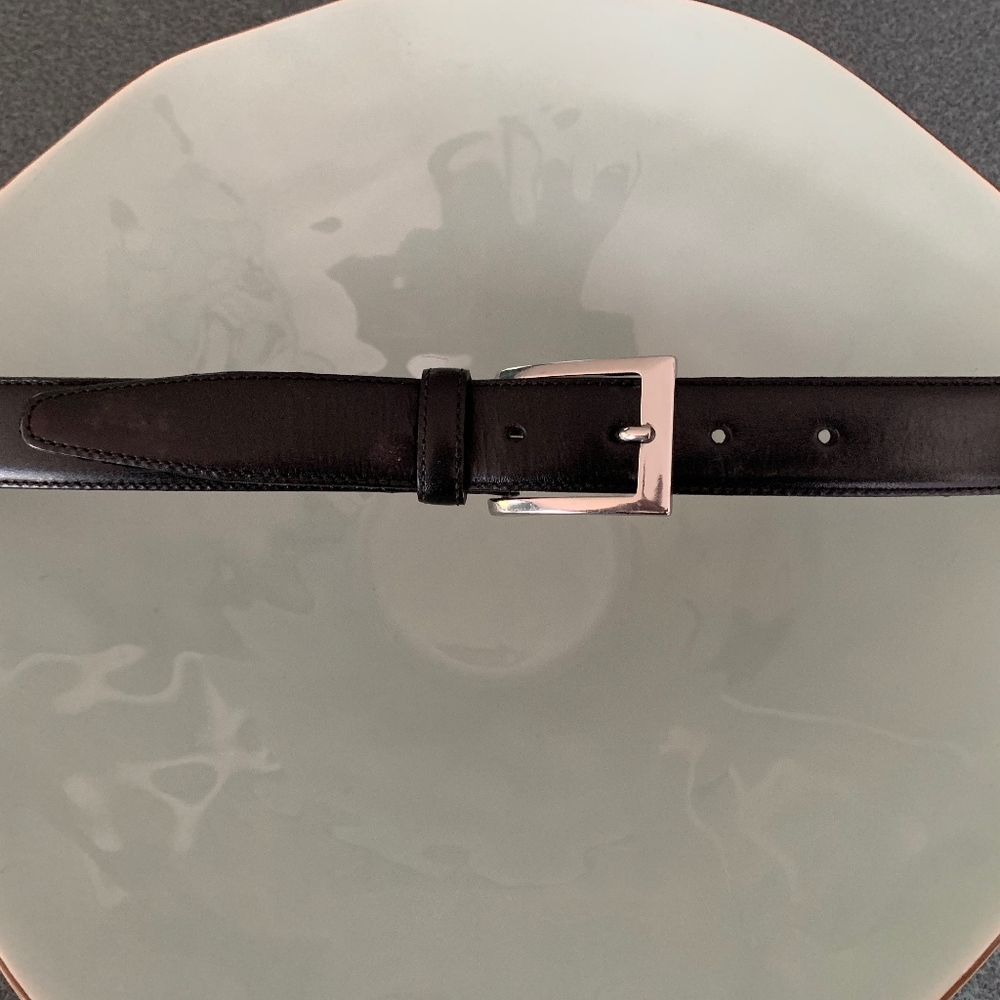 Brooks Brothers Classic Leather Belt Size 36
